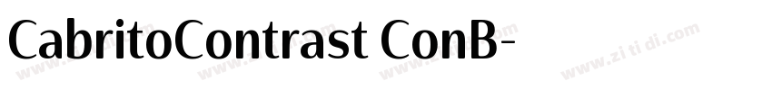 CabritoContrast ConB字体转换